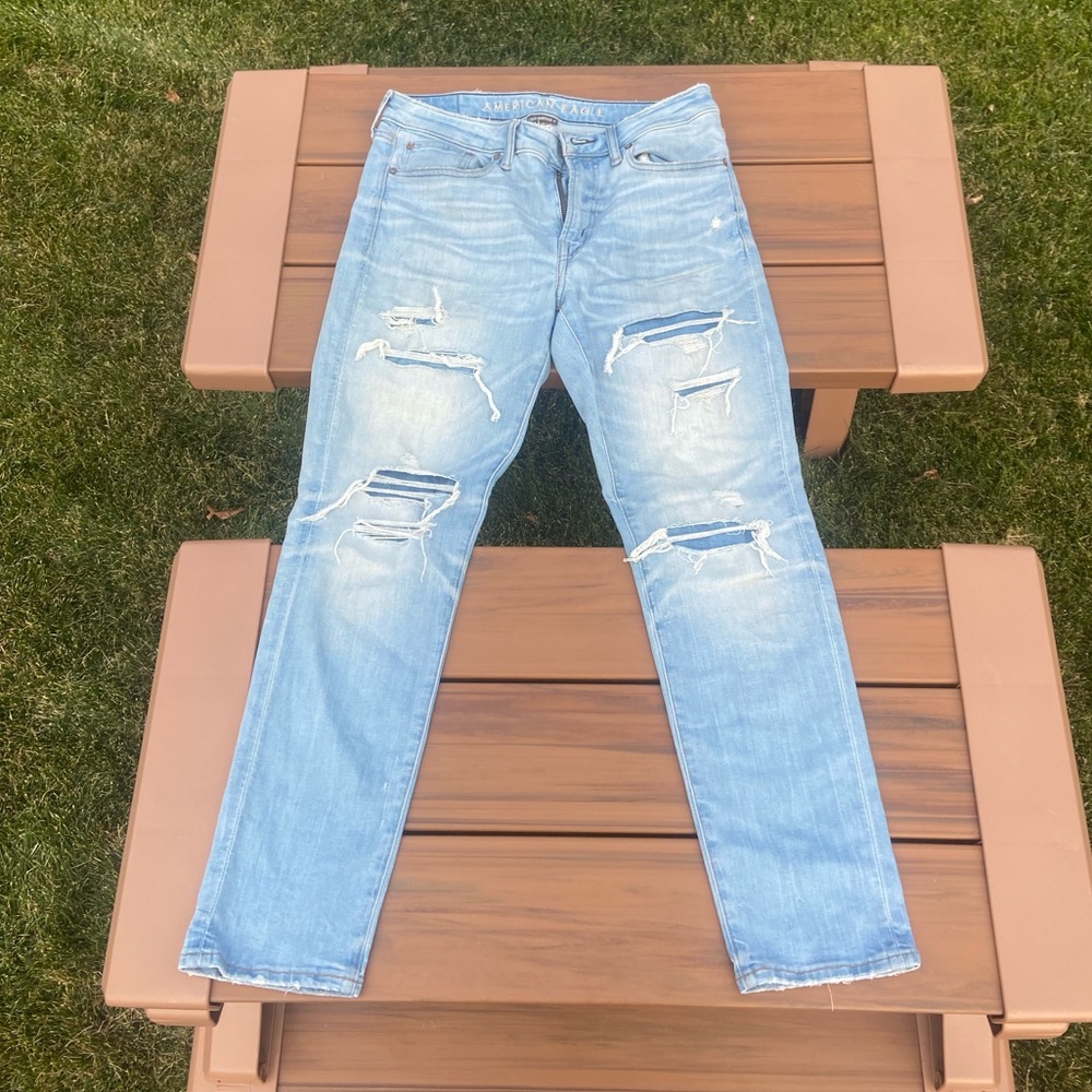 Men's 31x30 American Eagle Ripped Slim Jeans